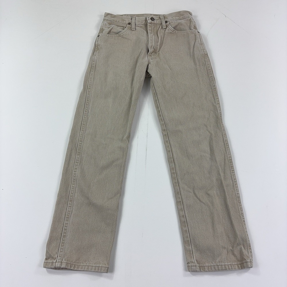 Wrangler 13MWZTN Cowboy Cut Jeans Men's 29x30 Prewashed Tan Original Fit Work